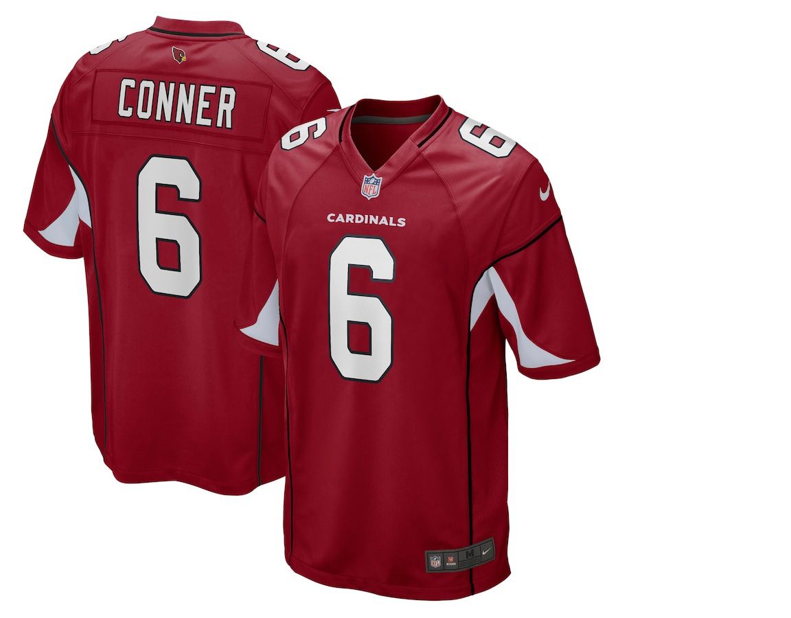 Men Arizona Cardinals 6 James Conner Nike Cardinal Game NFL Jersey